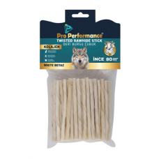 PRO PERFORMANCE DERİ BURGU ÇUBUK İNCE BOY 80Lİ PAKET BEYAZ