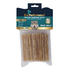 PRO PERFORMANCE DERİ BURGU ÇUBUK İNCE BOY 80Lİ PAKET NATUREL