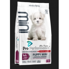 PRO PERFORMANCE PUPPY MİNİ LAMB BLUEBERRY  7 KG