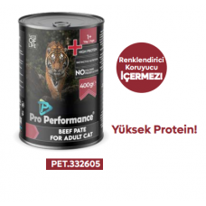 PRO PERFORMANS 400 GR PATE ADULT CAT BEEF