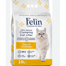 FELİN 10 LT KALIN KEDİ KUMU LİMON