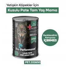 PRO PERFORMANS 400 GR PATE ADULT DOG LAMB