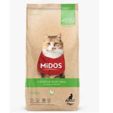 MİDOS ADULT CAT CHİCKEN AND VEGETABLES 2KG
