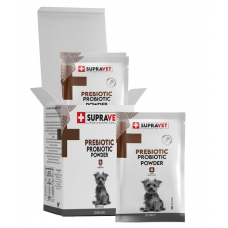SUPRAVET PROBIYOTIK, KÖPEK BAĞIŞIKLIK GÜÇLENDIRICI TOZ PROBIYOTIK + PREBIYOTIK TAKVIYESI 30X1 SUPRAVET PROBIYOTIK, KÖPEK BAĞIŞIKLIK GÜÇLENDIRICI TOZ PROBIYOTIK + PREBIYOTIK TAKVIYESI 30X1