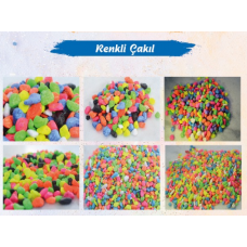 DERE ÇAKILI RENKLİ İNCE BOY 20'Lİ
