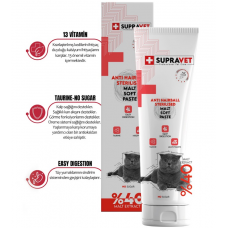 SUPRAVET ANTI HAİRBALL STERILISED MALTPASTE 100 GR SUPRAVET ANTI HAİRBALL STERILISED MALTPASTE 100 GR