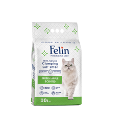 FELİN 10 LT KEDİ KUMU GREEN APPLE FELİN 10 LT KEDİ KUMU GREEN APPLE