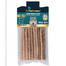 PRO PERFORMANCE SUPER MUNCHY ÇUBUK DANA MEMELİ İNCEX25ADET