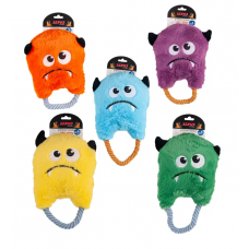 LEPUS İPLİ CANAVAR VİGVİGLİ KÖPEK OYUNCAĞI MİX (5 ADET)