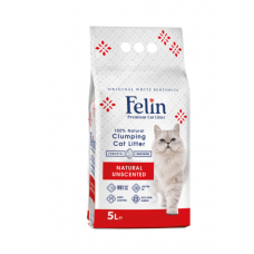 FELİN 5 LT KEDİ KUMU NATUREL KOKUSUZ