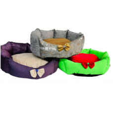 SADE PAPYONLU KEDİ KÖPEK YATAĞI